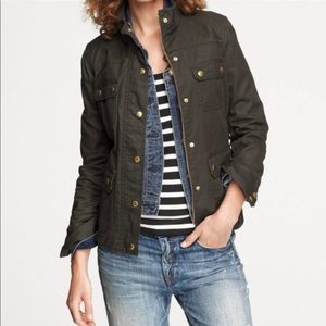 Jcrew olive green downtown Field jacket